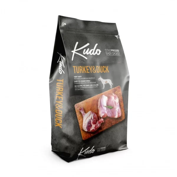 Kudo Low Grain Junior Medium-Maxi Turkey and Duck