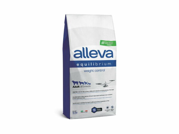 Alleva Equilibrium Weight Control Adult All Breeds 12 кг + ПОДАРЪК автоматичен повод