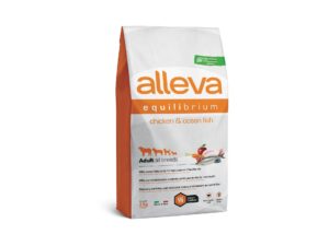 Alleva Equilibrium Adult All Breeds с пиле и океанска риба 2 кг