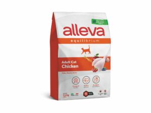 Alleva Equilibrium Adult Cat с пилешко, храна за котки 1.5кг + ПОДАРЪК въдица