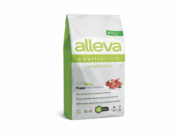 Alleva Equilibrium Sensitive Puppy Mini/Medium с агнешко 2 кг +2 ПОДАРЪКА - Image 2