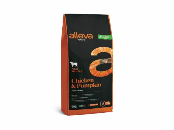 Alleva Natural Adult Maxi с пиле и тиква 12 кг