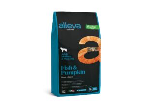 Alleva Natural Adult Mеdium/Maxi с риба и тиква 2кг