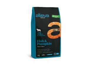 Alleva Natural Adult Mеdium/Maxi с риба и тиква 2кг