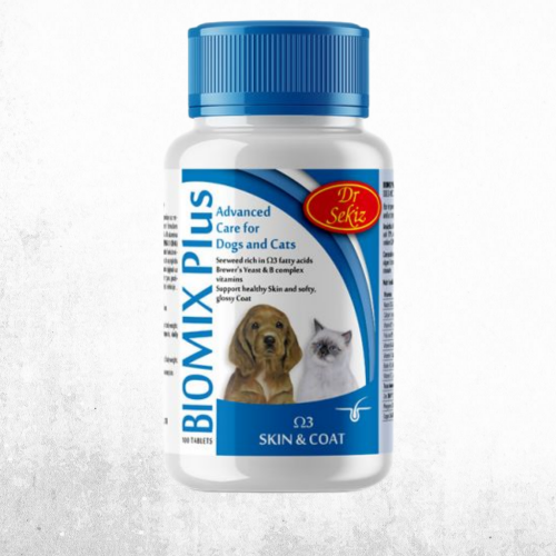 Semaco- Dr Sekiz Biomix Plus Ω3 Хранителна добавка за здрава кожа и козина за кучета и котки