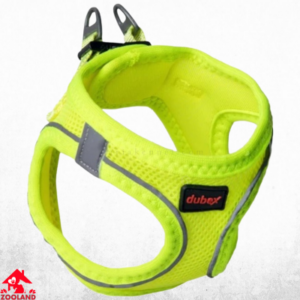 Dubex AIR MESH HARNESS Дишащ светлоотразителен нагръдник за куче НЕОН