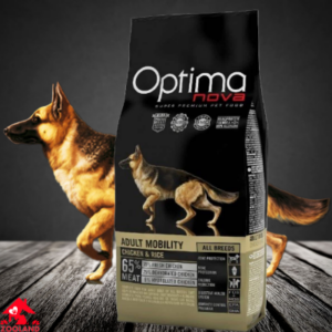 Optima Nova Adult Mobility Chicken храна за кучета над 1г. от всички породи със ставни проблеми 12 кг