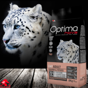 OPTIMA Cat Adult Salmon & Potato - Супер премиум храна за котки в зряла възраст със cьомга и картофи 2кг
