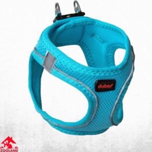 Dubex AIR MESH HARNESS Дишащ светлоотразителен нагръдник за куче- СВЕТЛО СИН