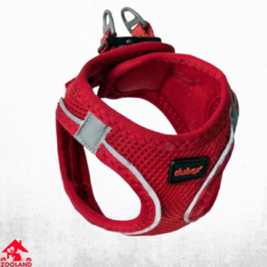 Dubex AIR MESH HARNESS Дишащ светлоотразителен нагръдник за куче- ЧЕРВЕН