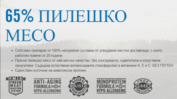 Optima Nova Puppy Large Breed Chicken Rice- храна за подрастващи кучета от големи породи до 18месеца- 12кг - Image 2
