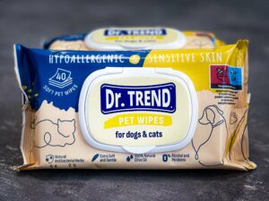 Dr. Trend Биоразградими почистващимокри кърпички за куче или коте 40бр