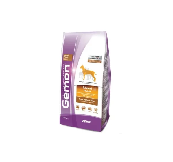 GEMON DOG MAXI ADULT 15KG - храна за куче с пиле и ориз