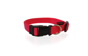 Pet Interest Dog Collar Plain - Регулируем нашийник за кучета ЧЕРВЕН