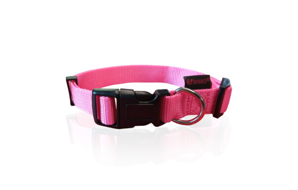 Pet Interest Dog Collar Plain - Регулируем нашийник за кучета РОЗОВ