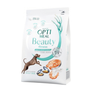 OPTIMEAL Beauty Fitness- храна за куче с морски протеин и L- карнитин