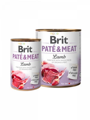 BRIT PATÉ & MEAT Lamb - консерва за куче с агнешко 400гр