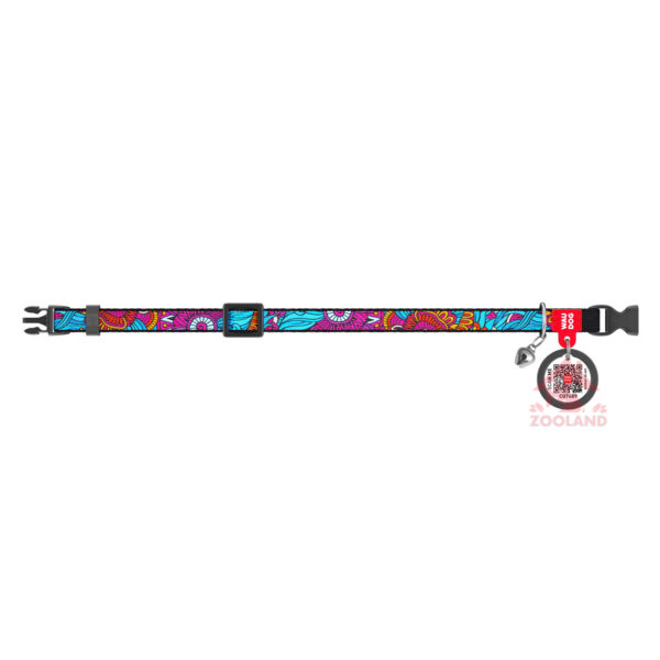 WAUDOG Nylon Summer - Нашийник за котка със SMART ID виртуален паспорт при изгубване - Image 2