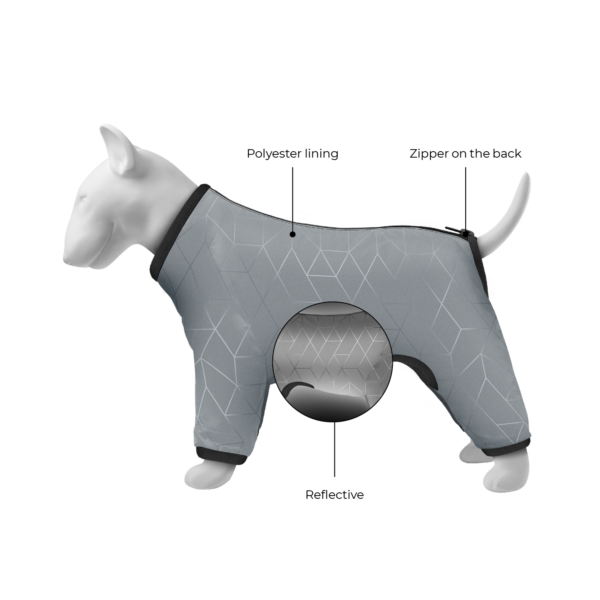 WAUDOG Светлоотразителен дъждобран - гащеризон