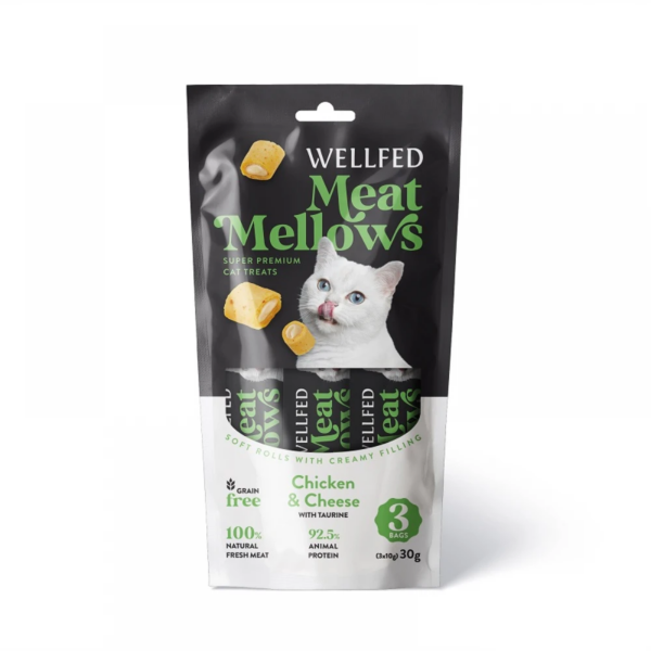 MEAT MELLOWS - Меки рула с кремообразен пълнеж за коте - Image 3