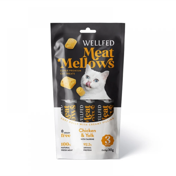 MEAT MELLOWS - Меки рула с кремообразен пълнеж за коте - Image 4