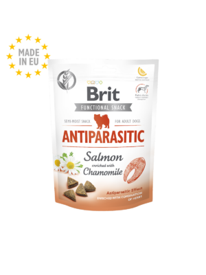 Brit Care Dog Functional Snack Antiparasitic Salmon - Антипаразитно лакомство за куче със сьомга и лайка