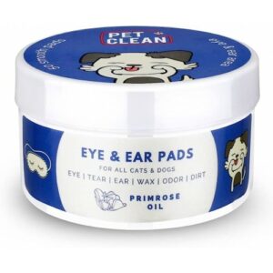 PET Clean Eye and Ear Cleaning Pads for Dogs & Cats - тампони за почистване на уши и очи 50бр.
