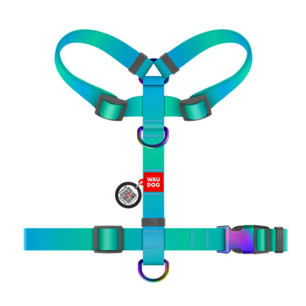 WAUDOG DOG H-HARNESS WITH QR-PASSPORT - Рециклиран нагръдник за куче със SMART ID виртуален паспорт при изгубване - Image 4