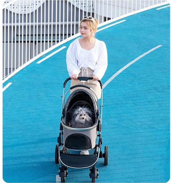 Луксозна количка за домашни любимци - Pet stroller - Image 4