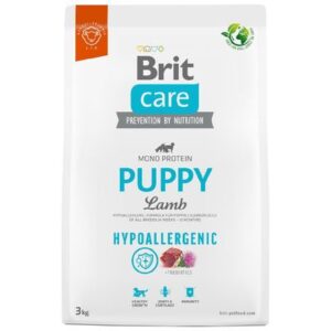 Brit Care Dog Hypoallergenic Puppy - Хипоалергенна храна за кучета под 1 година с агнешко месо