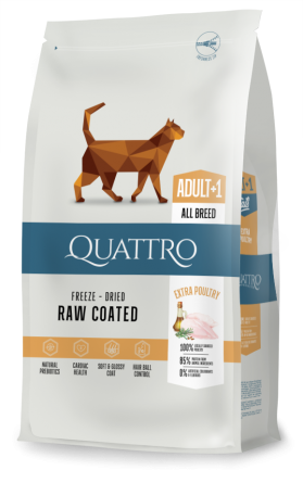 QUATTRO ADULT CAT суха храна за котка с пиле 7кг