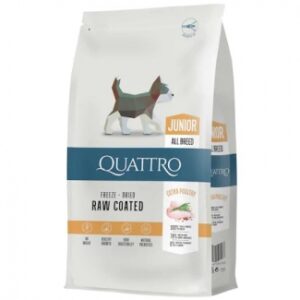 QUATTRO JUNIOR ALL BREED суха храна за подрастващи кучета от всички породи с пиле  7кг