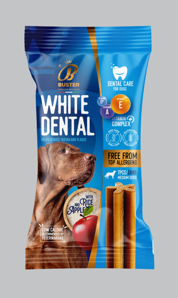 Buster White Dental Sticks 180gr - Дентален стик 180гр - Image 3