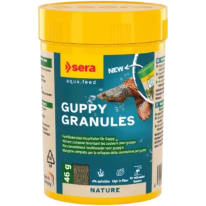 sera Guppy Gran Nature - гранулирана храна за гупи