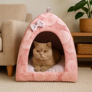 Barkley Igloo Blossom – Легло Иглу за Куче или Коте Розов Десен