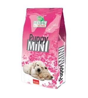 PREMIL MINI PUPPY HERBAL LINE – Пълноценна храна за подрастващи кучета от дребни породи 12кг