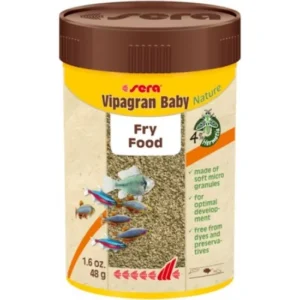 sera Vipagran Baby Nature 50 мл - основна храна за млади рибки от средния слой