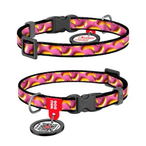 WAUDOG Нашийник за Коте/Куче XS Bananas SMART ID 10mm/20-30см