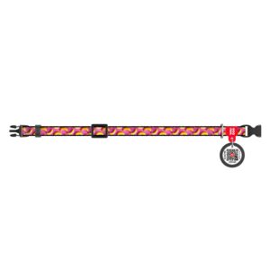 WAUDOG Нашийник за Коте/Куче XS Bananas SMART ID 10mm/20-30см