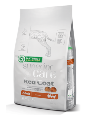 Nature`s Protection Red All Breed Adult Poultry - Суха храна за кучета с червена козина с пуйка