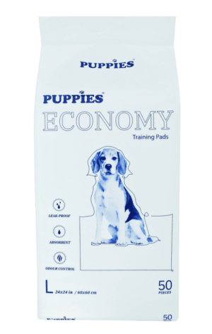 PUPPIES Economy Хигиенни Подложки/Пелени за кучета, размер L 50бр