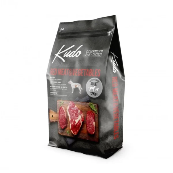 Kudo Low Grain Adult Medium-Maxi Red Meat and Vegetables