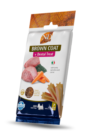 N&D Brown Dental Care Treat Lamb & Carrot Mini