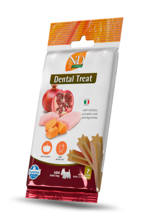 N&D Pumpkin Dental Care Chicken & Pomegranate Mini