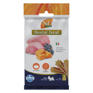 N&D Pumpkin Dental Care Treat Lamb and Blueberry Mini