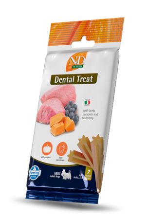 N&D Pumpkin Dental Care Treat Lamb and Blueberry Mini