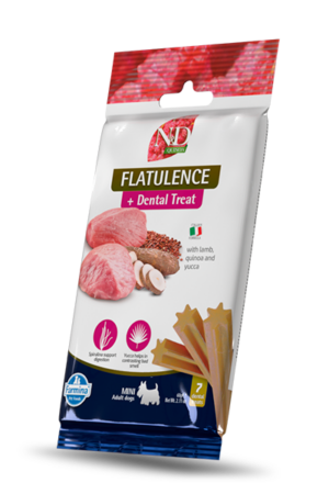 N&D Quinoa Flatulence Dental Care Treat Lamb & Yucca Mini