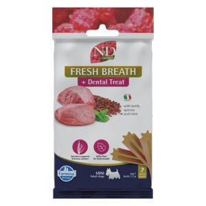 N&D Quinoa Fresh Breath Dental Care Treat Lamb & Mint Mini