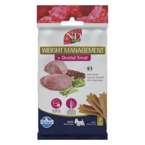 N&D Quinoa Weight Management Dental Care Treat Lamb & Vegetables Mini