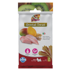 N&D Tropical Dental Care Treat Chicken & Tropical Fruits Mini